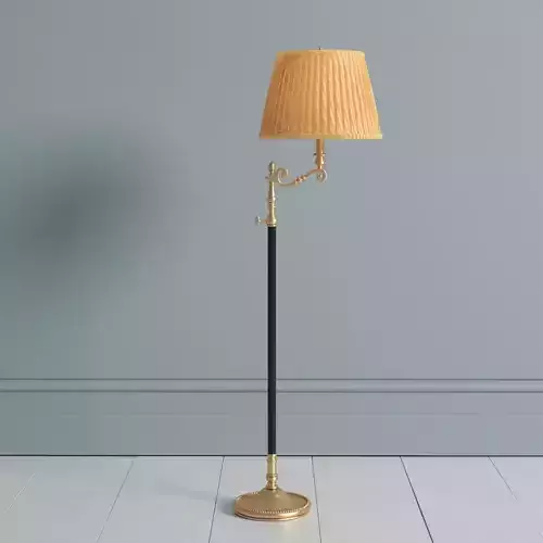 Decorative Crafts Duxbury Brass Floor Lamp