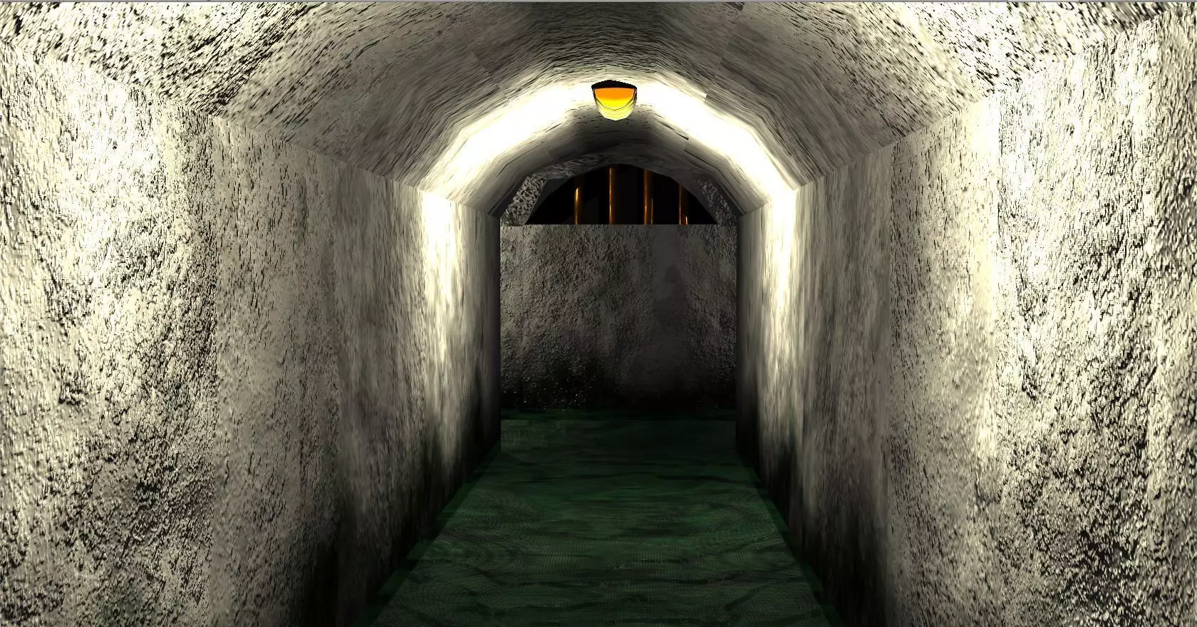 Tunnel with light in it Free low-poly 3D model_0