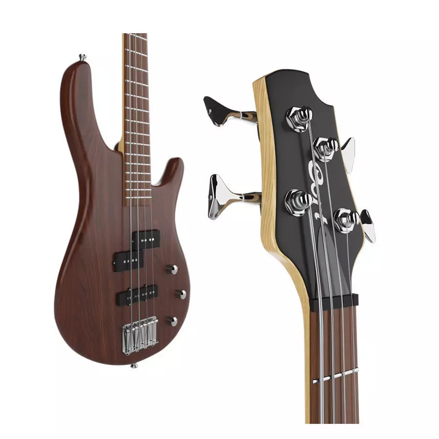 Cort Action Bass Guitar - Ibanez Amplifier 3D model