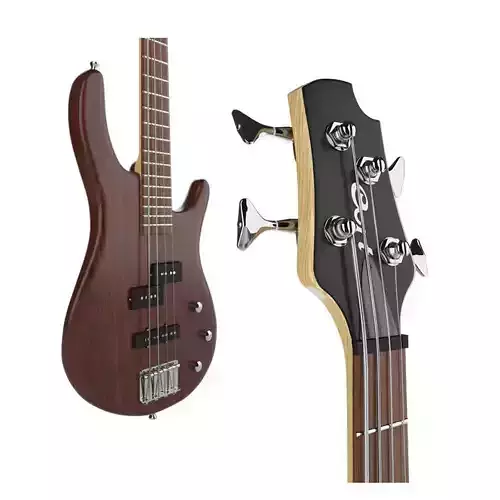 Cort Action Bass Guitar - Ibanez Amplifier 3D model