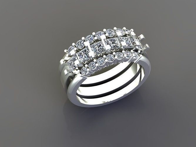 Brilliant ring 03 3D print model
