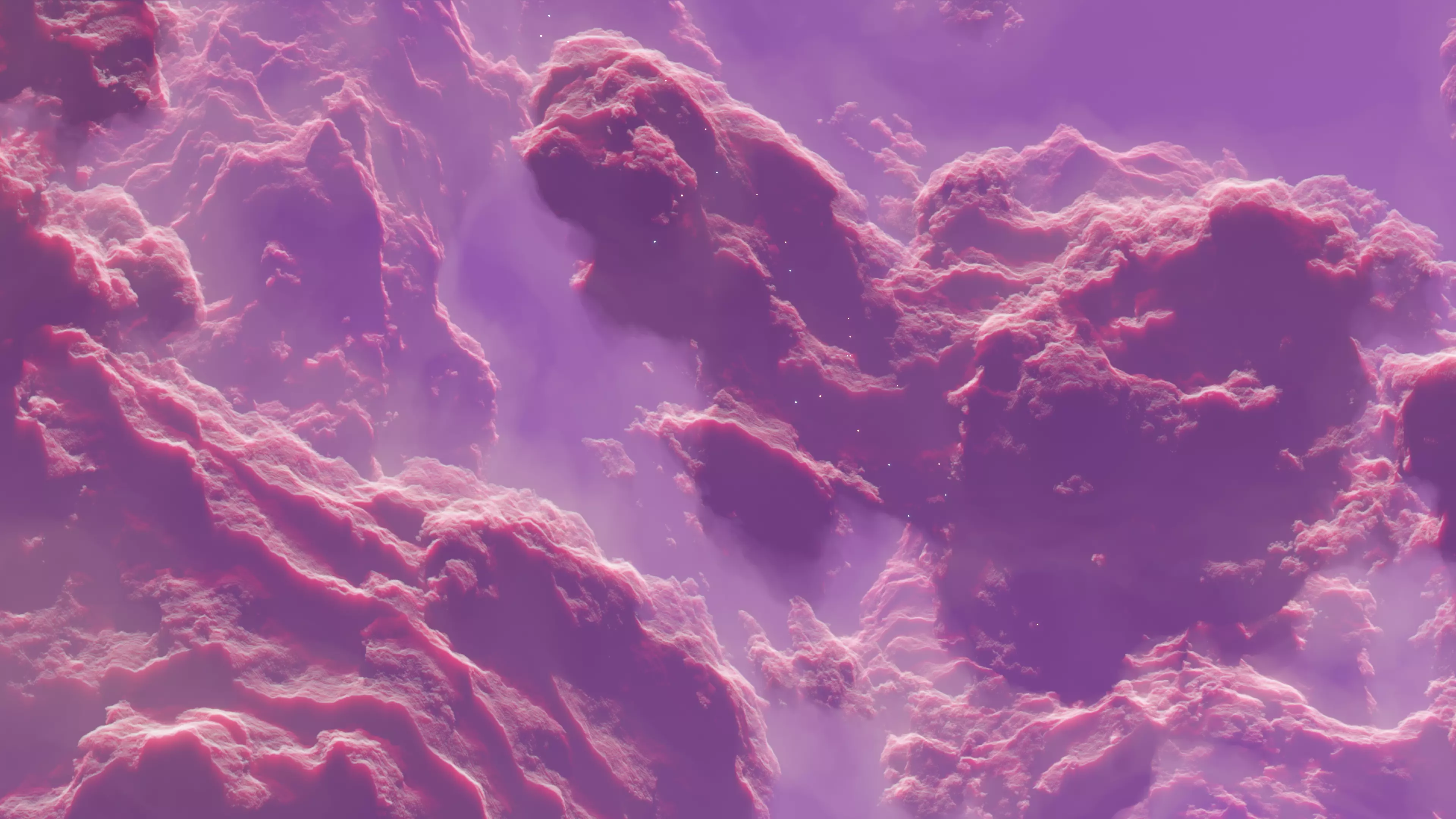Nebula clouds in sky - cloud Free 3D model