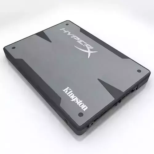 HyperX SSD Low-poly 3D model