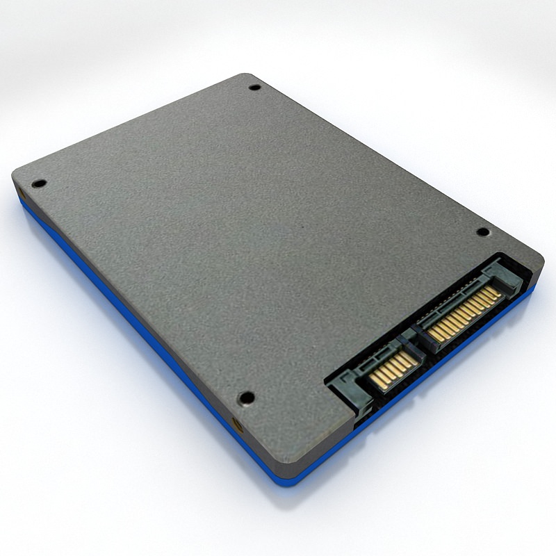 HyperX SSD Low-poly 3D model_1