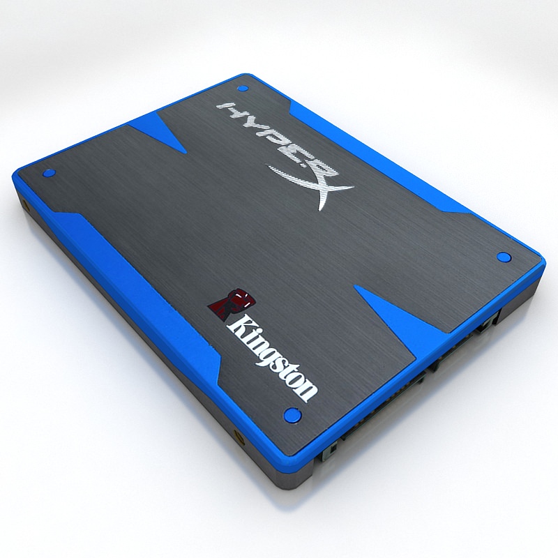 HyperX SSD Low-poly 3D model_2