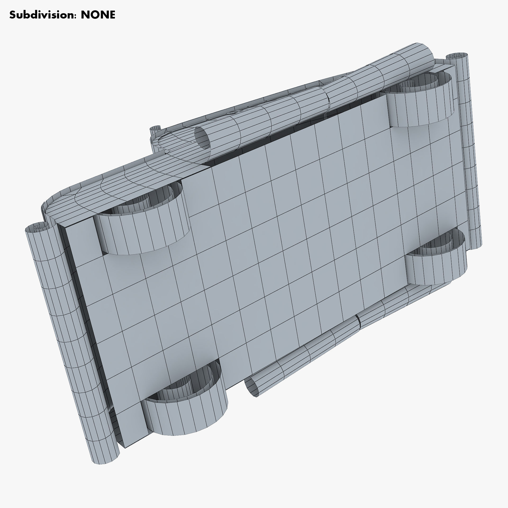 Car Hatchback Paper v 1 3D model_13