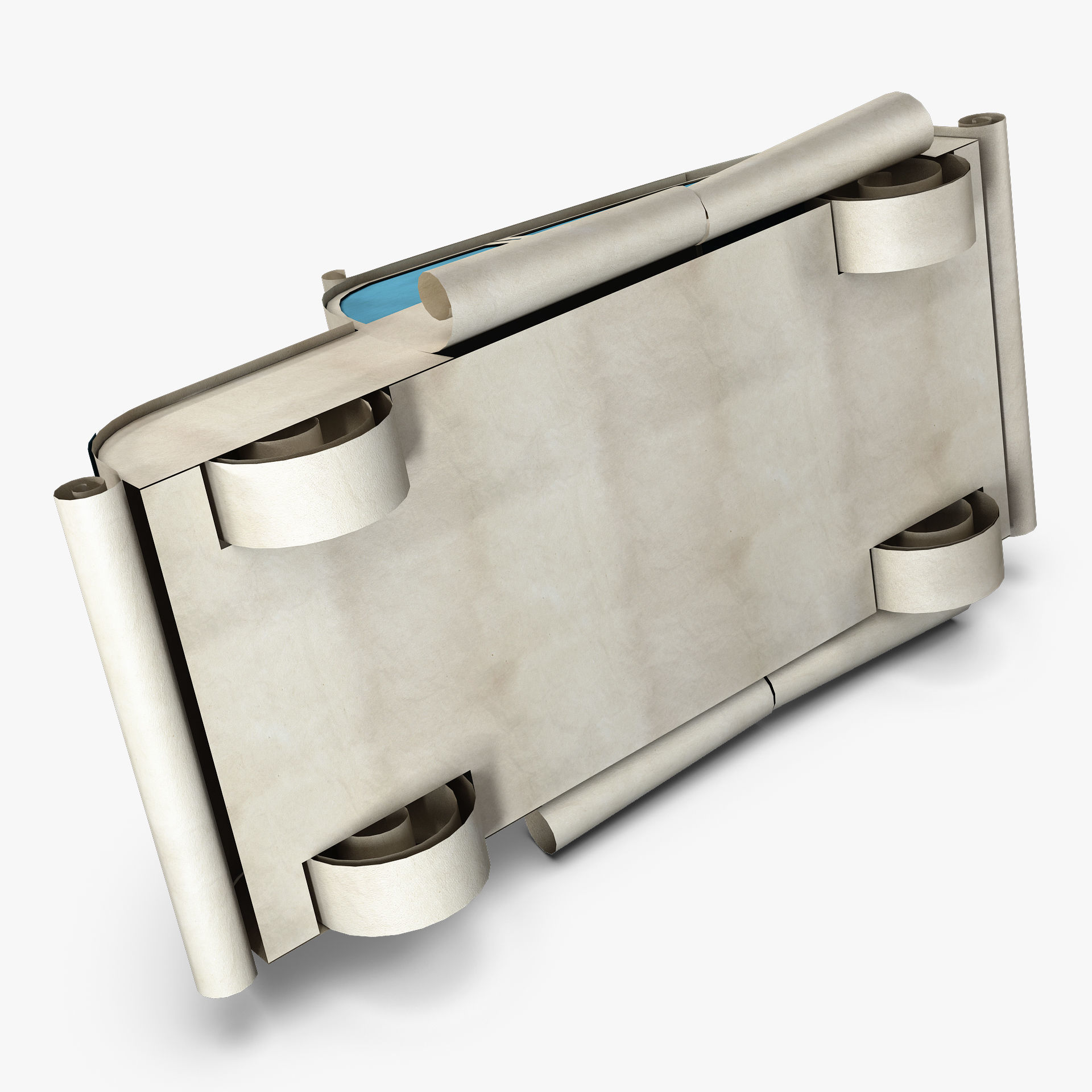 Car Hatchback Paper v 1 3D model_6