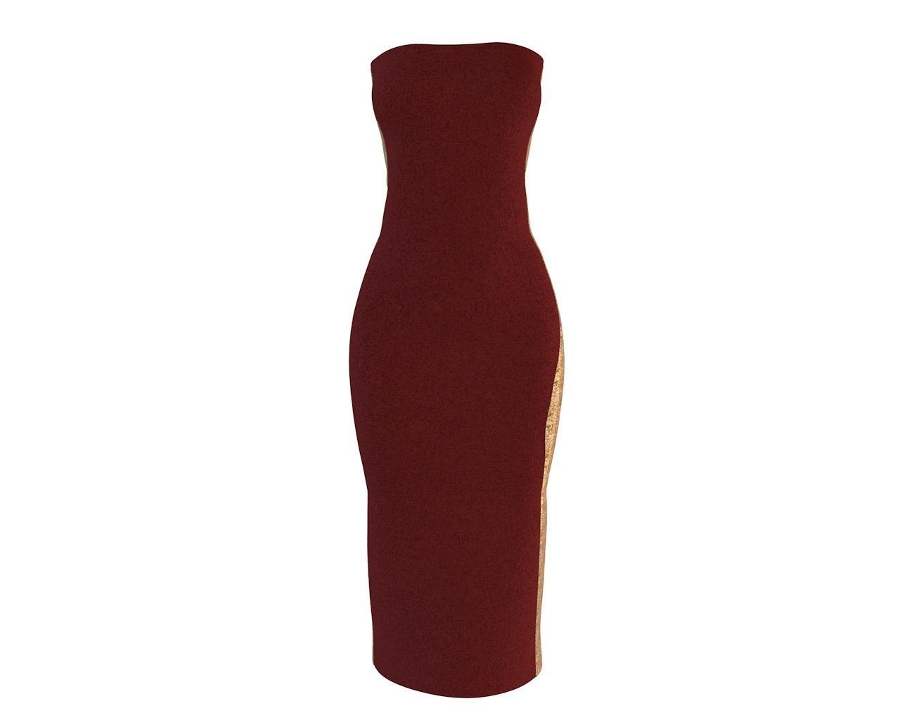 Collection of 41 female Dresses For Avatar AR VR Modelling _5