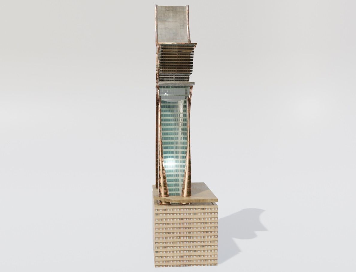 Avengers tony stark tower 3D model_2