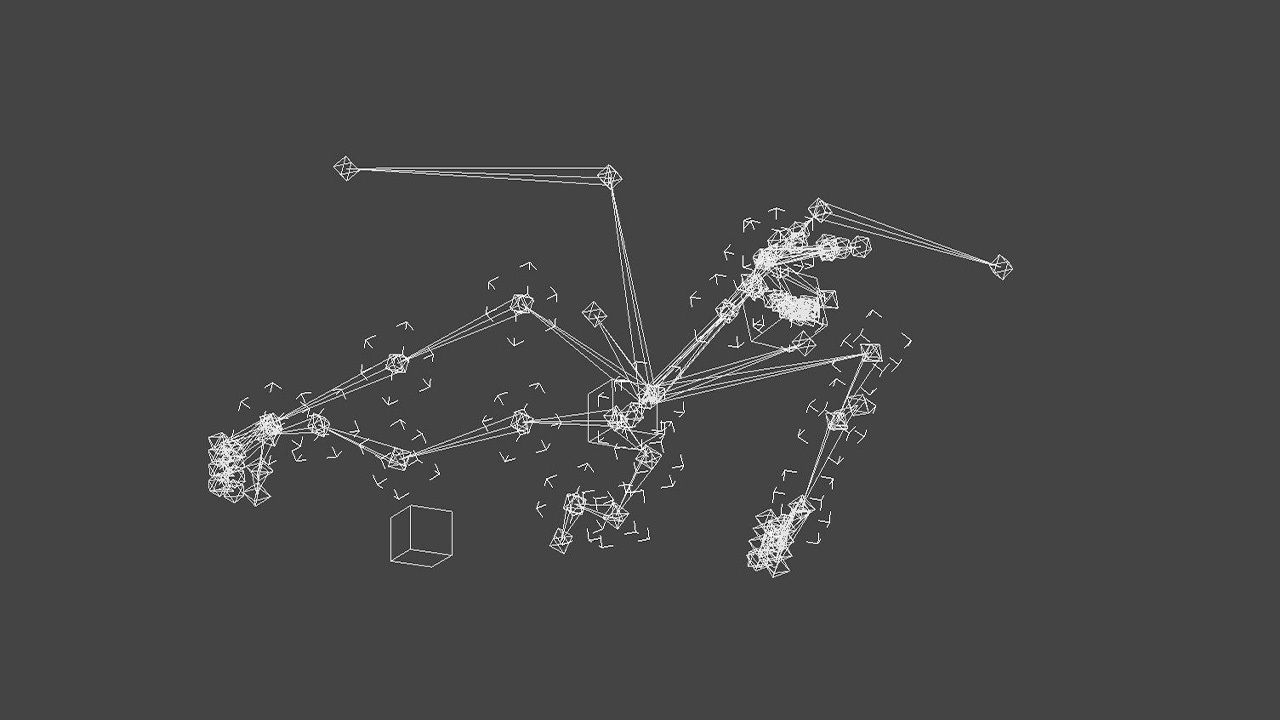 BUZZ-003 Flying Animation Low-poly 3D model_6
