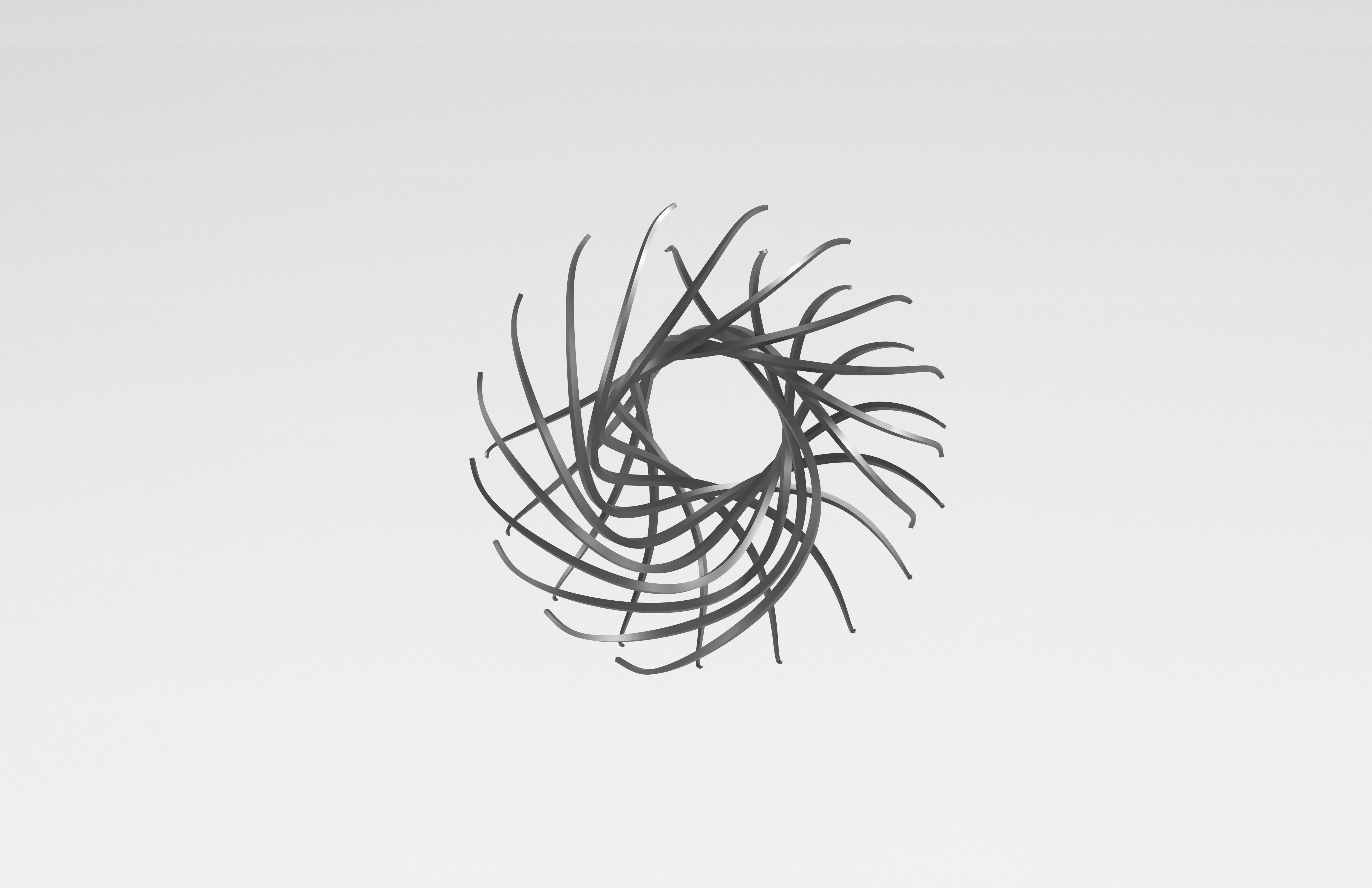 Abstract Shape v2 001 Low-poly 3D model_2