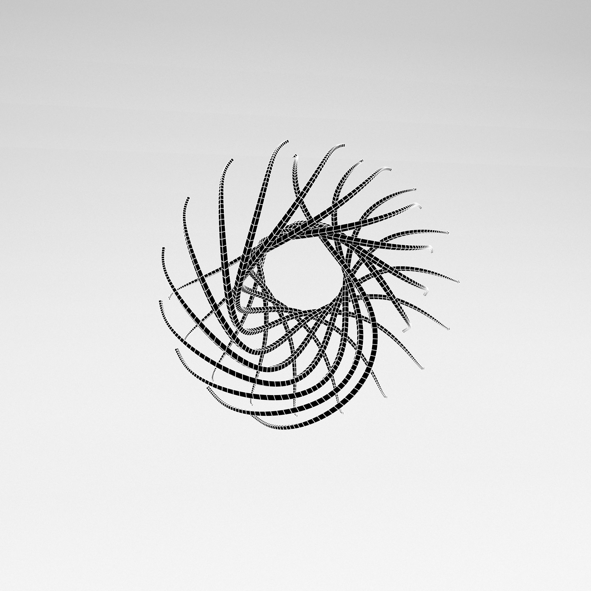 Abstract Shape v2 001 Low-poly 3D model_5