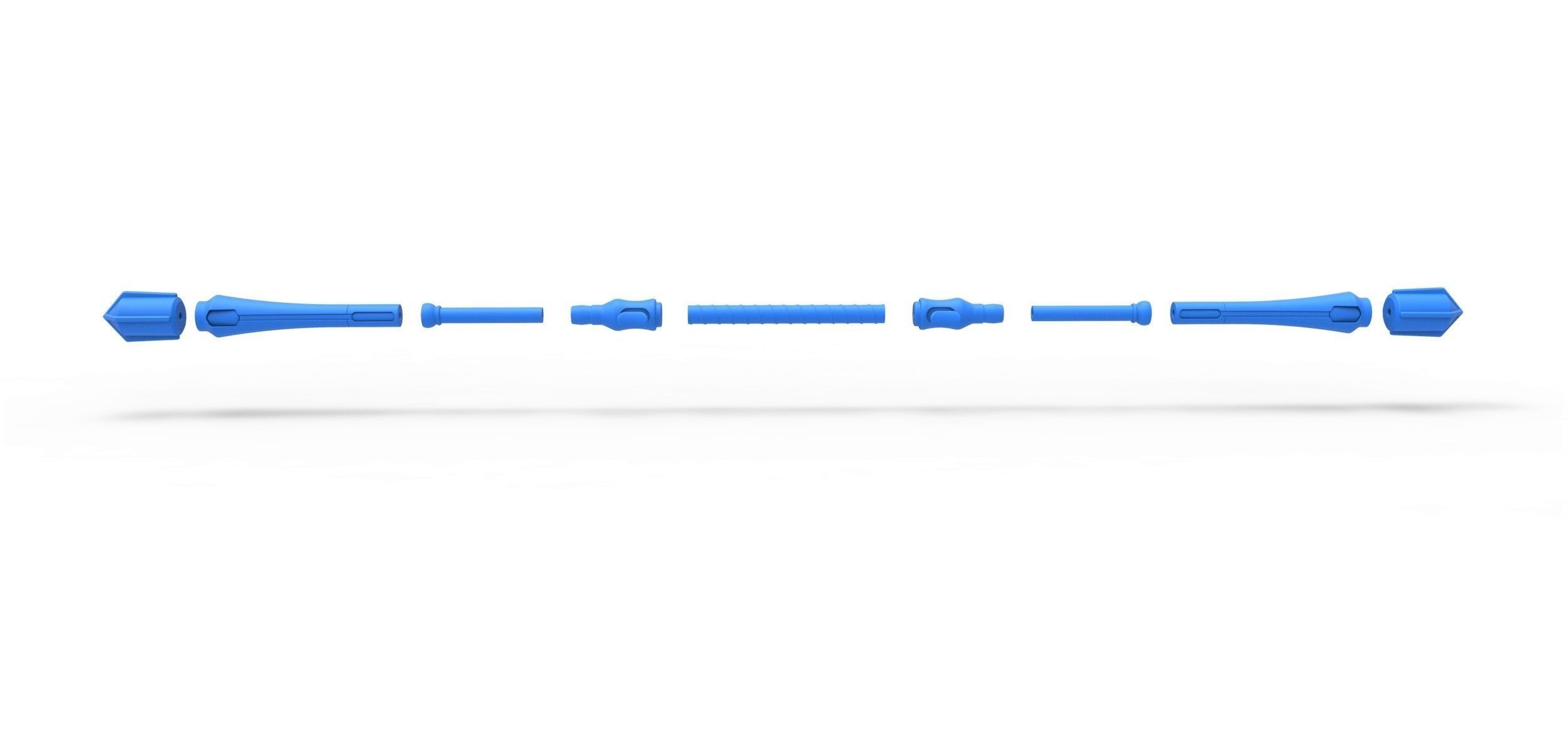 Reinforced staff from the game Final Fantasy 7 Remake 3D print model_9