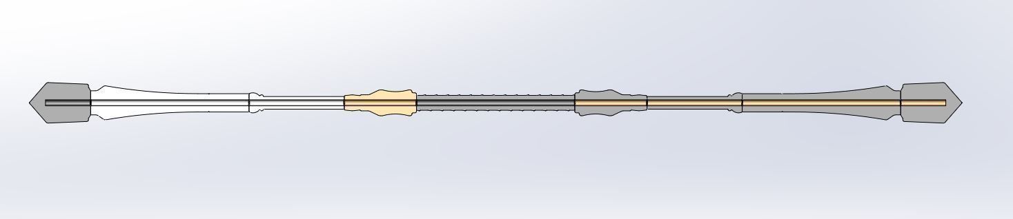 Reinforced staff from the game Final Fantasy 7 Remake 3D print model_13