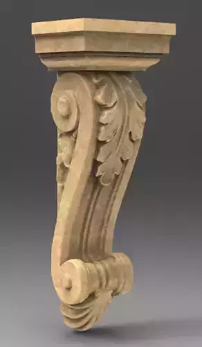 Corbel Decorative 5  3D STL model