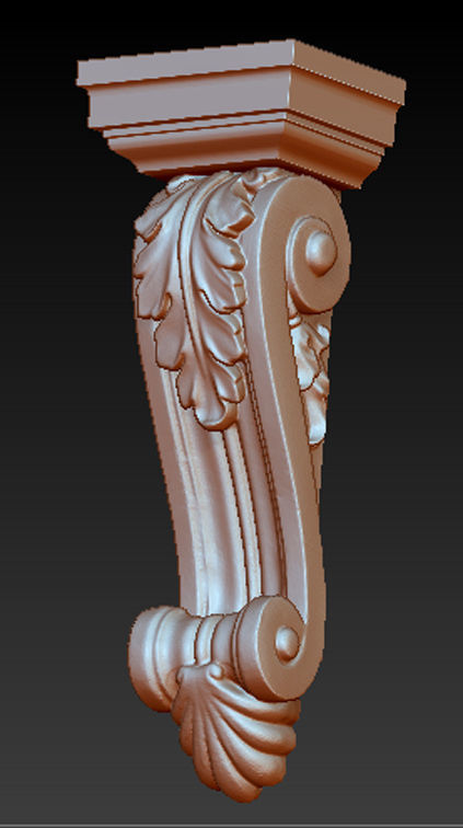 Pack Corbel Decorative Collection 3D model 3D print model_5