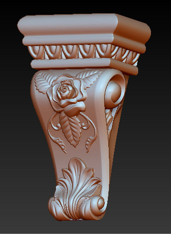 Pack Corbel Decorative Collection 3D model 3D print model_11