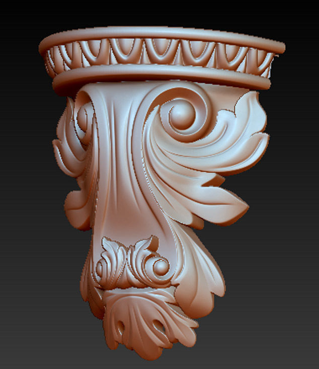 Pack Corbel Decorative Collection 3D model 3D print model_12