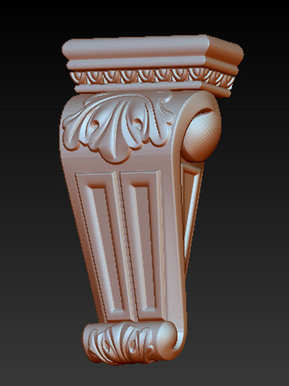 Pack Corbel Decorative Collection 3D model 3D print model_9