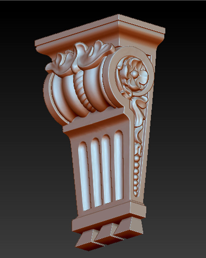 Pack Corbel Decorative Collection 3D model 3D print model_2