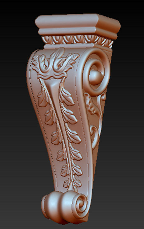 Pack Corbel Decorative Collection 3D model 3D print model_10