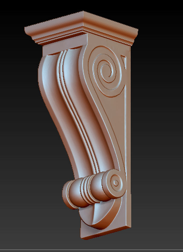 Pack Corbel Decorative Collection 3D model 3D print model_3