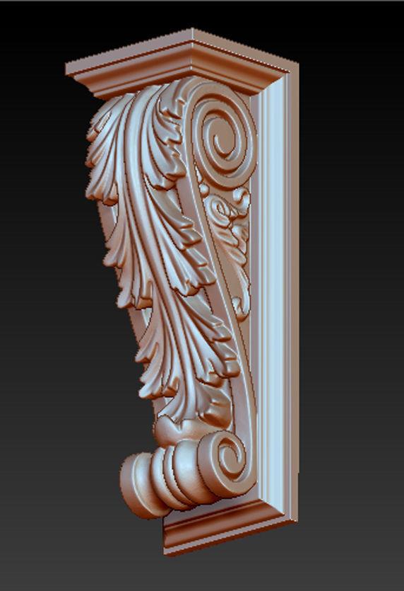 Pack Corbel Decorative Collection 3D model 3D print model_6