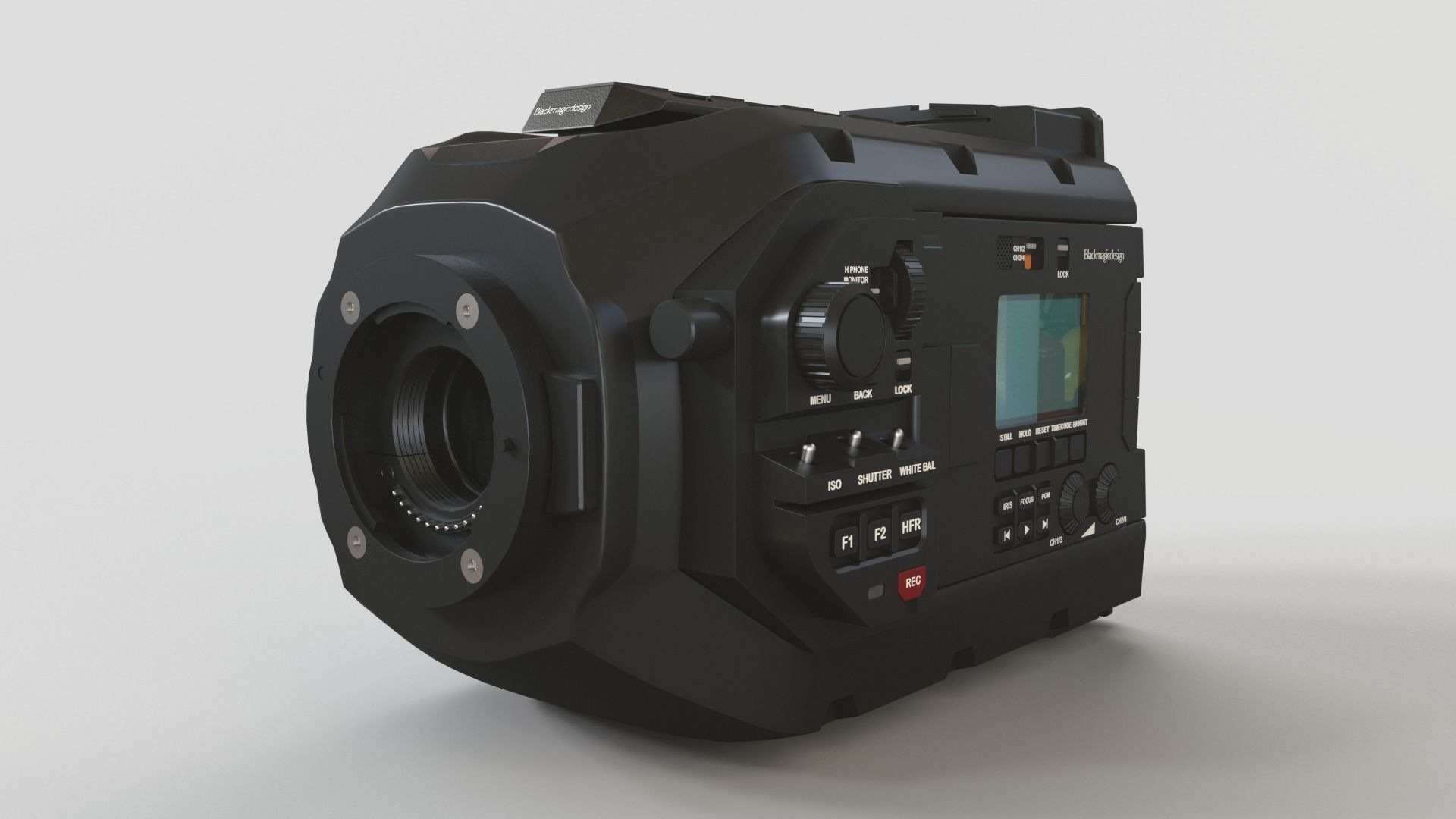 Blackmagic URSA Mini Movie Camera 3D model_3