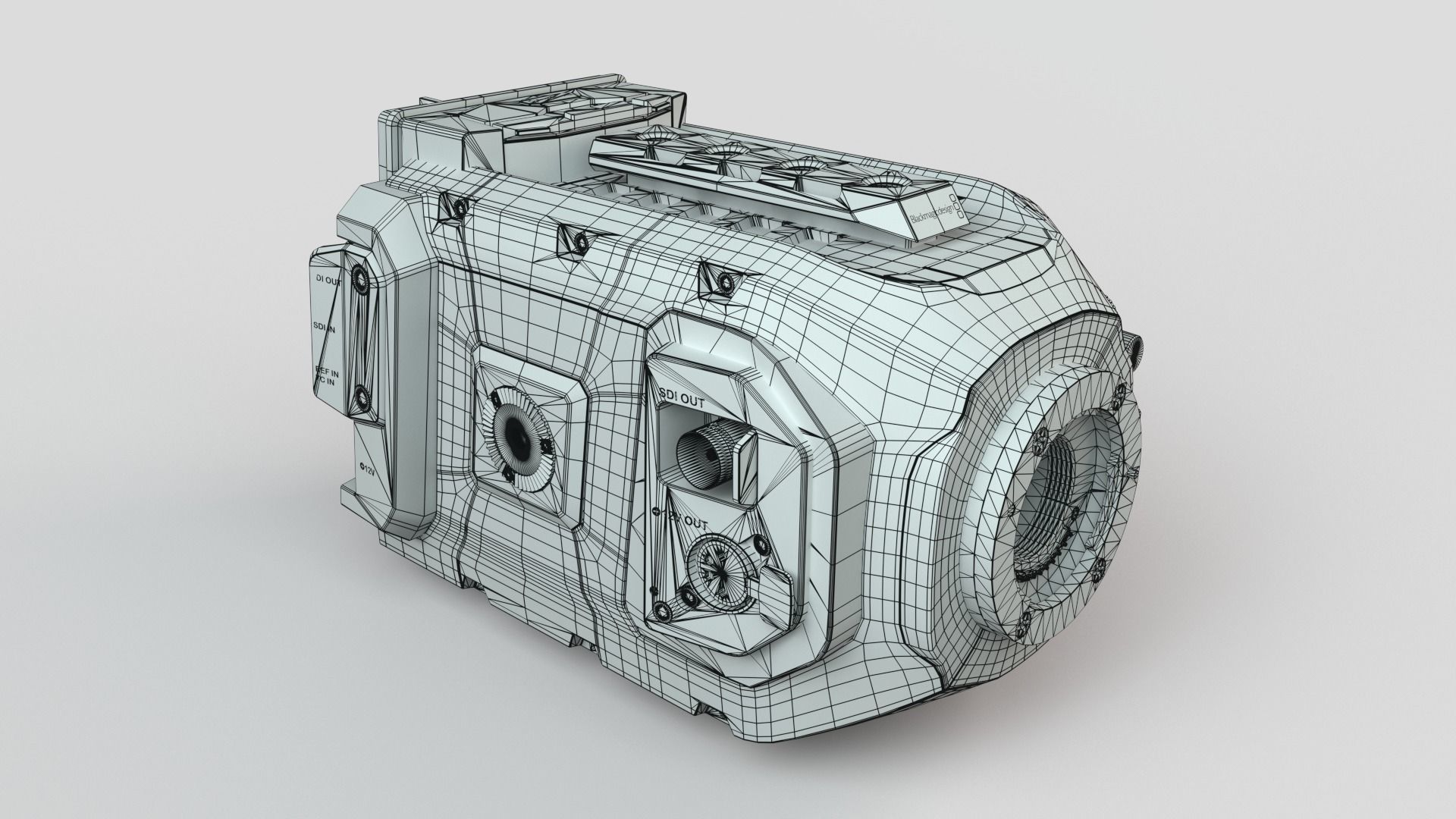 Blackmagic URSA Mini Movie Camera 3D model_6