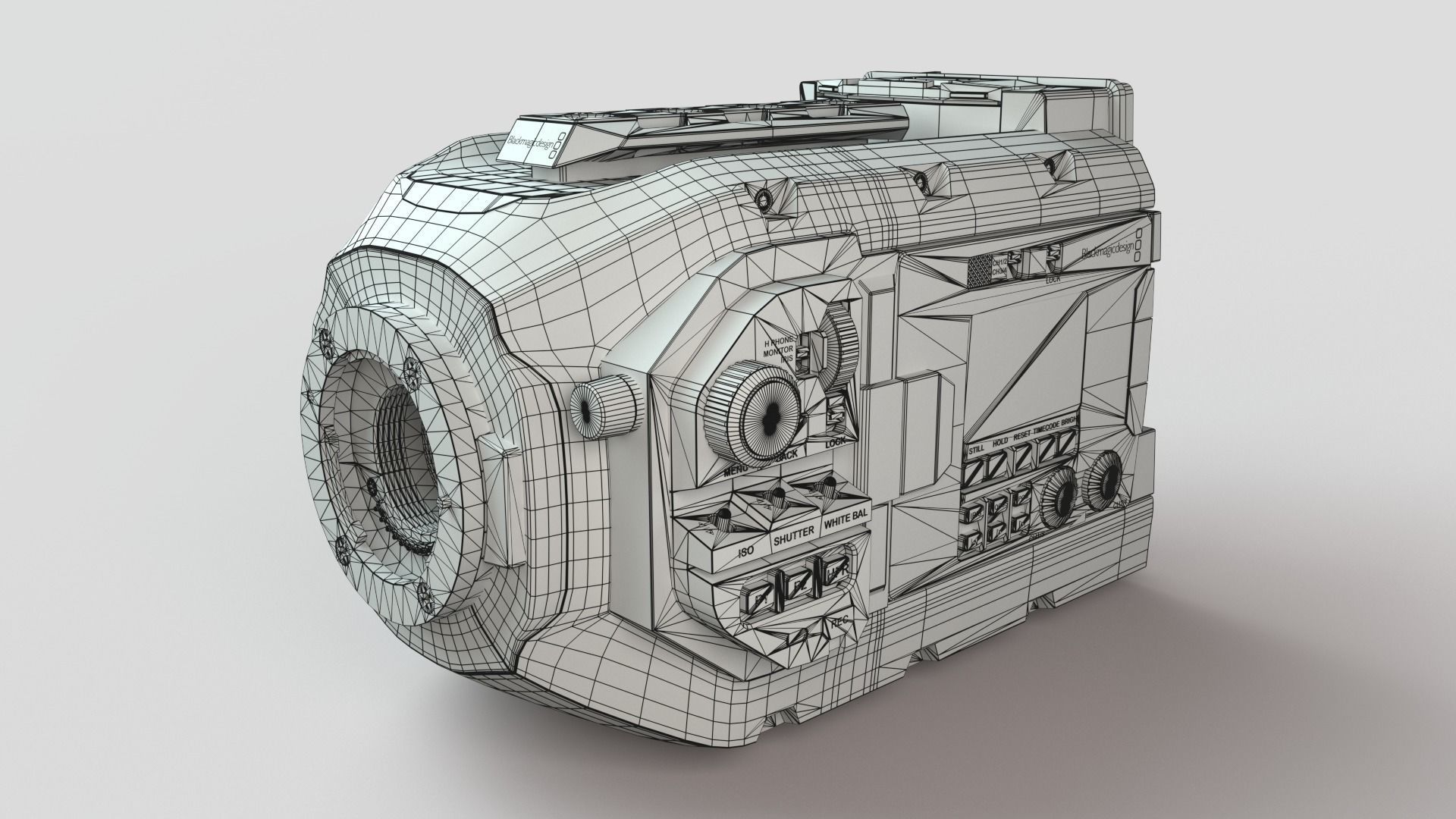 Blackmagic URSA Mini Movie Camera 3D model_5