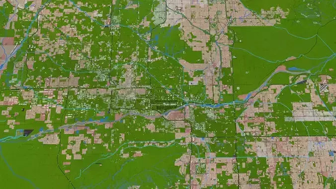 Maricopa City 3d model