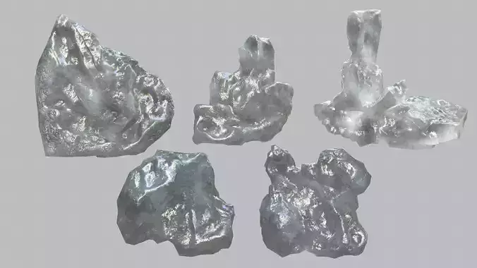 Rock Set piece of crystal