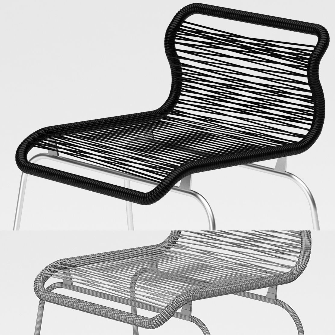 Pantone One Bar Stool 3D model_2