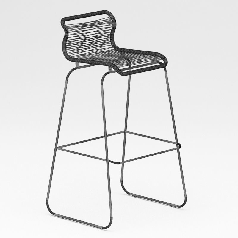 Pantone One Bar Stool 3D model_3