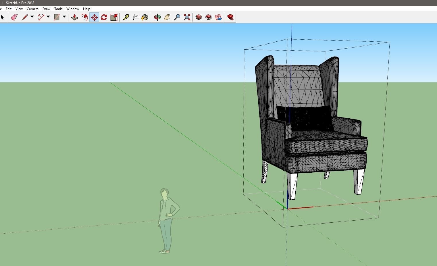 Hooker furniture alexander chair 3D model_12