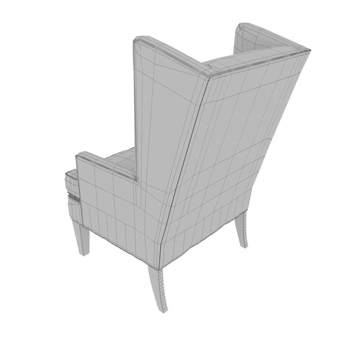 Hooker furniture alexander chair 3D model_10