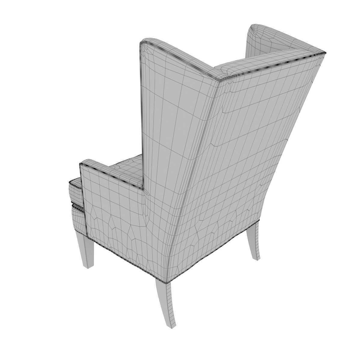 Hooker furniture alexander chair 3D model_9