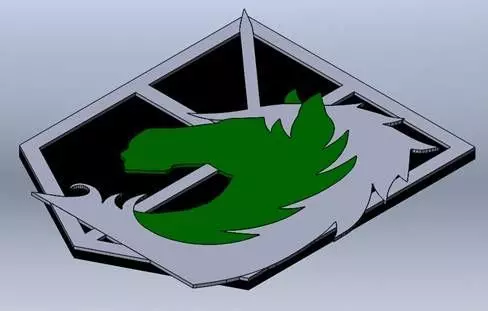 Military Police Crest - Attack on Titan Free 3D print model