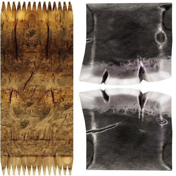 AX 3d model axe Low-poly 3D model_8