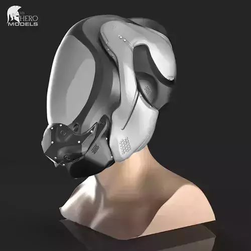 SCIFI HELMET 02 3D model