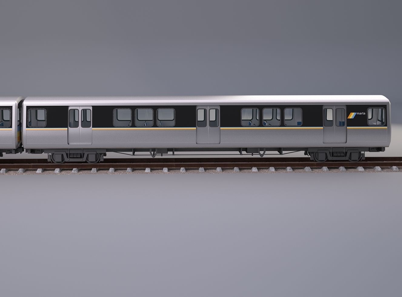Marta Rail Train 3D model_5