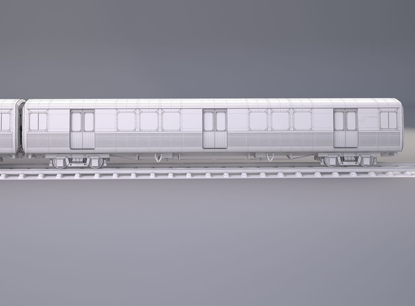 Marta Rail Train 3D model_6