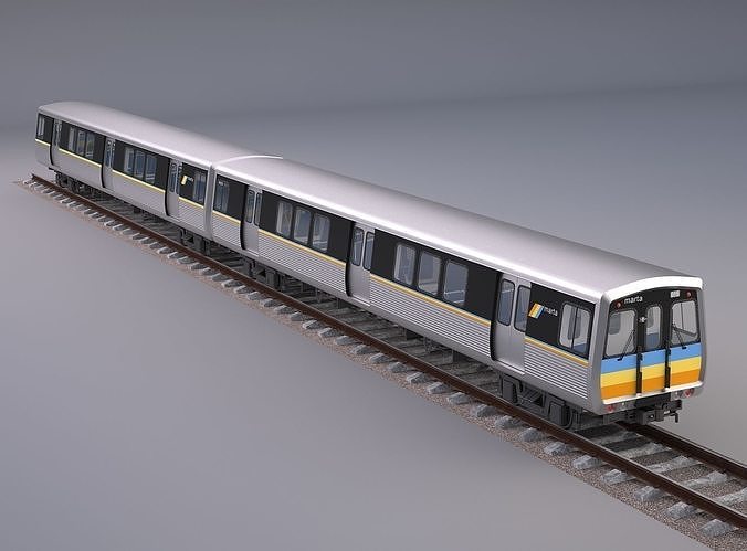 Marta Rail Train 3D model
