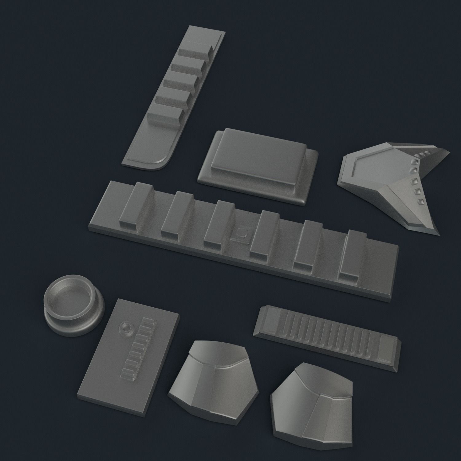 OT Stormtrooper armor vacuum form bucks 3D print model_16