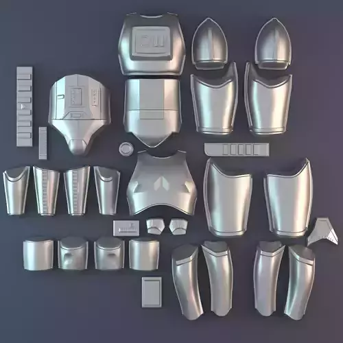 OT Stormtrooper armor vacuum form bucks 3D print model