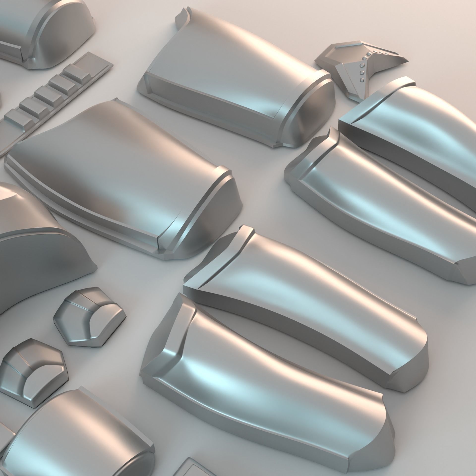 OT Stormtrooper armor vacuum form bucks 3D print model_5