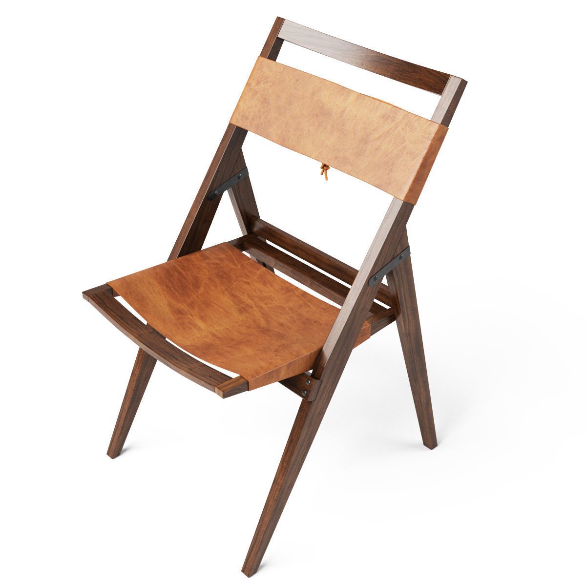 Folding chair 3D model_1