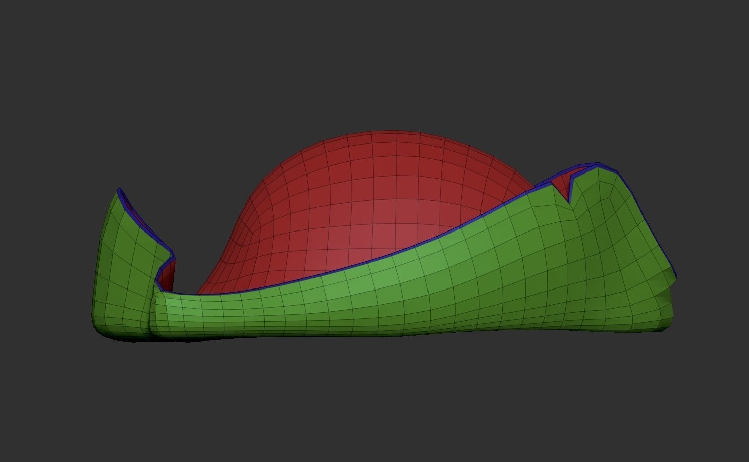 Pirate Hat and Bandana - Corsair Costume Low-poly 3D model_9