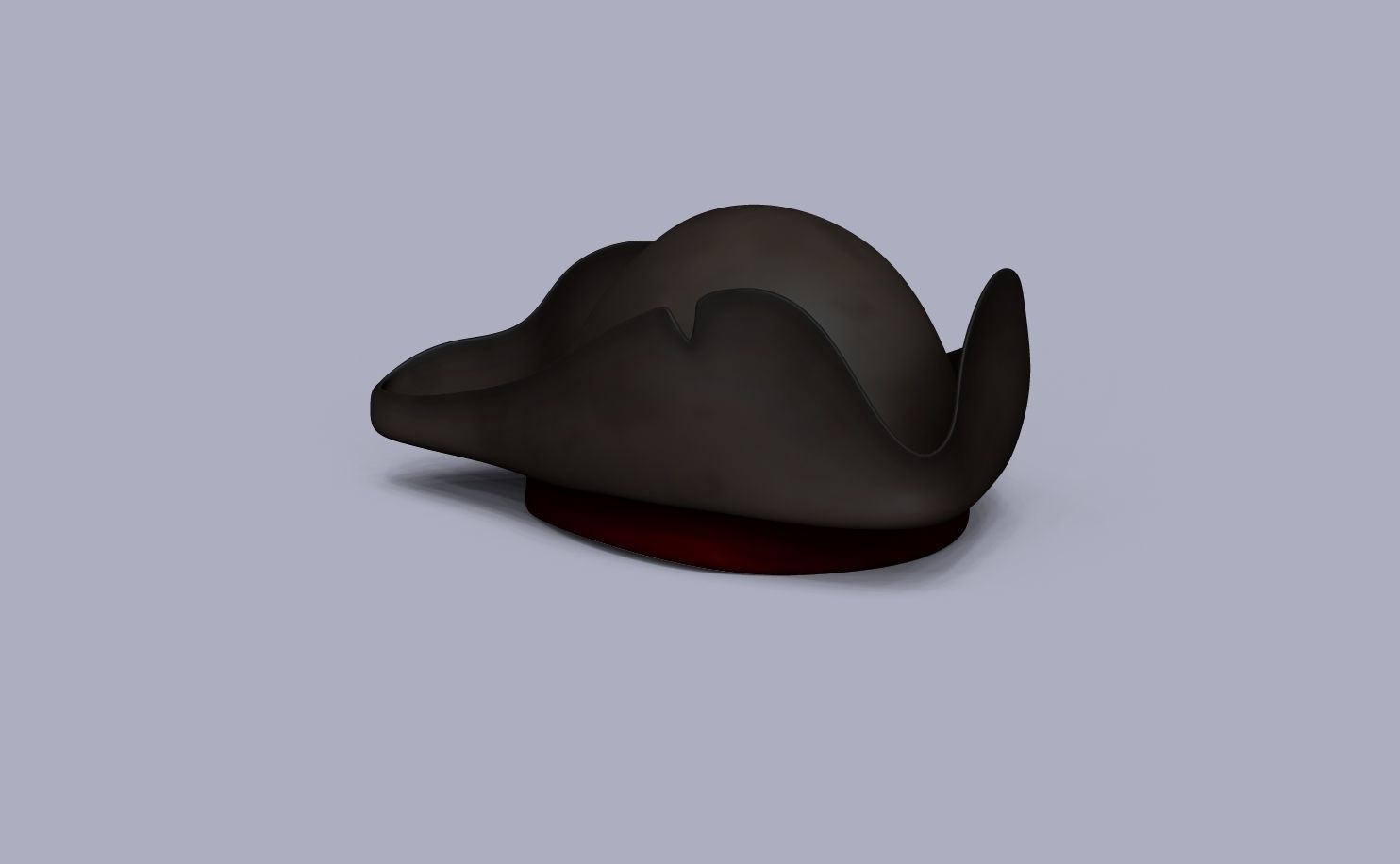 Pirate Hat and Bandana - Corsair Costume Low-poly 3D model_1