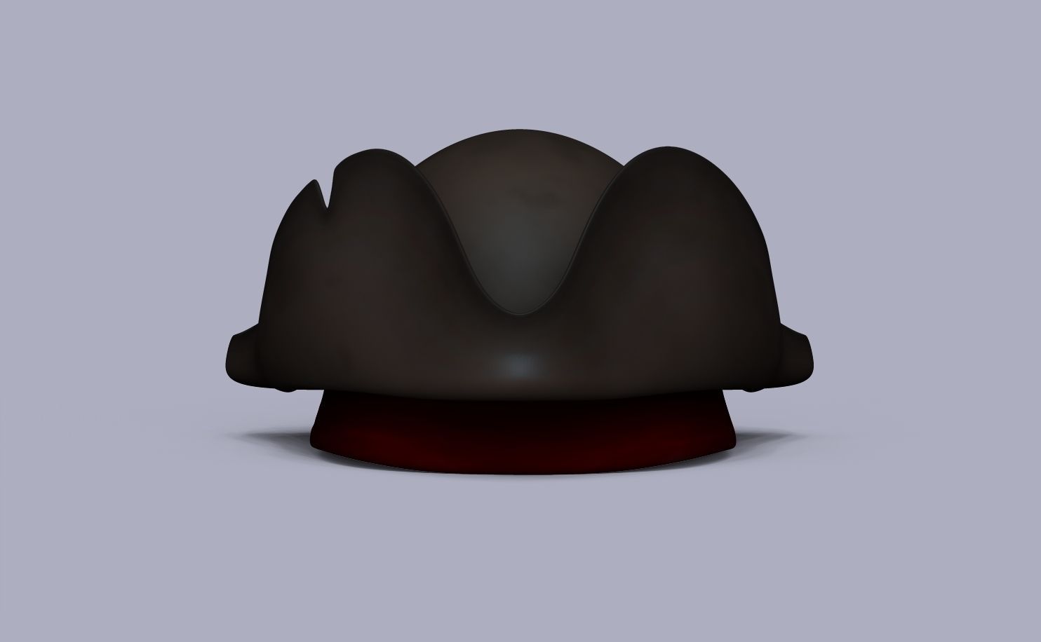 Pirate Hat and Bandana - Corsair Costume Low-poly 3D model_8